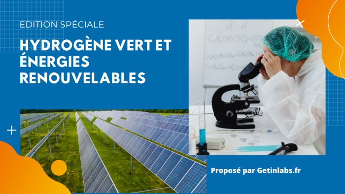 Hydrogène vert et énergies renouvelables GetInLabs Recherche publique éditions spéciales